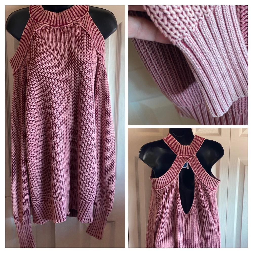 Free People NWOT Half Moon Sweater-All Washed Out💝 - Picture 4 of 8